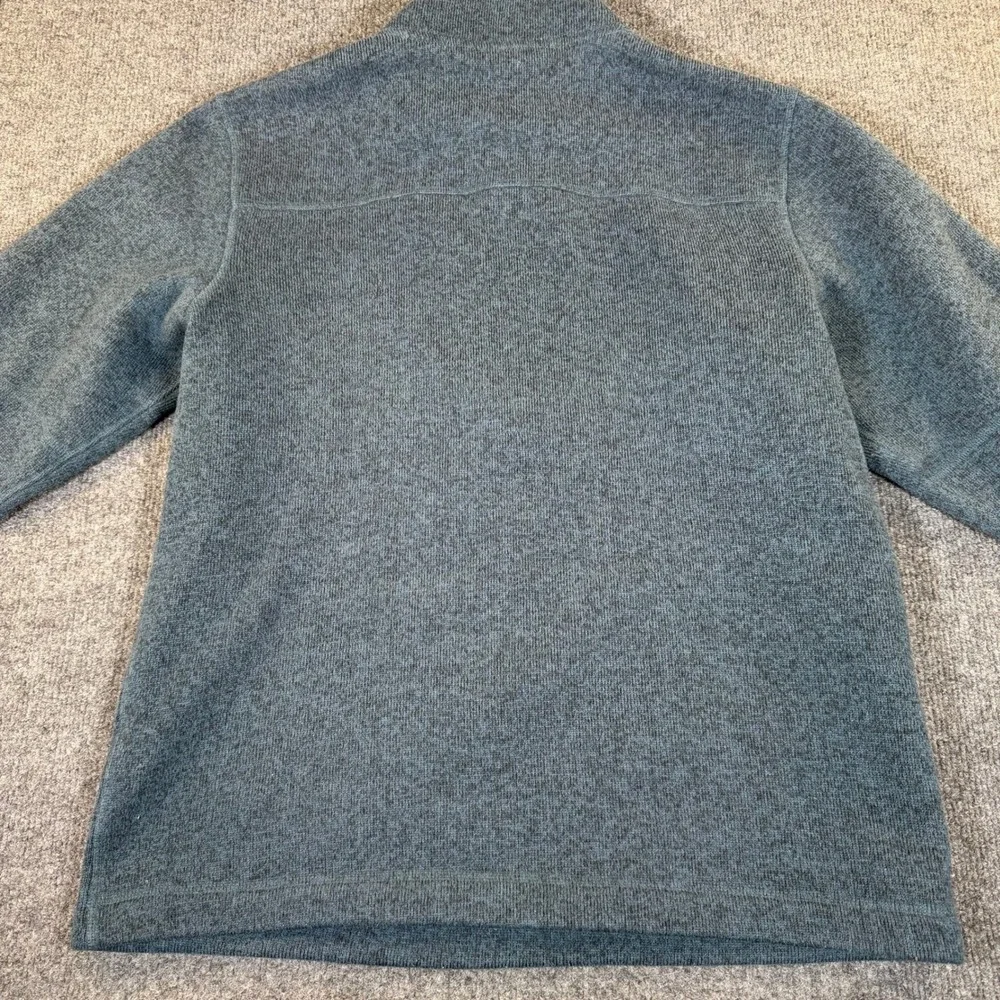 The North Face Gordon Lyons Quarter Zip Fleece Pullover Mens Medium Blue #3106